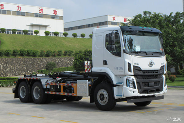 东风柳汽 乘龙H5 270马力 6X4 车厢可卸式垃圾车(福龙马牌)