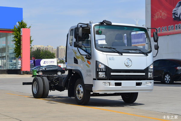 陕汽商用车 德龙G1 平台版 137马力 3.82米排半栏板轻卡