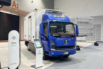 陕汽德创 白景 4.5T 速运版 4.05米单排燃料电池冷藏车(SX5044XLCFCEV341W)18.7kWh