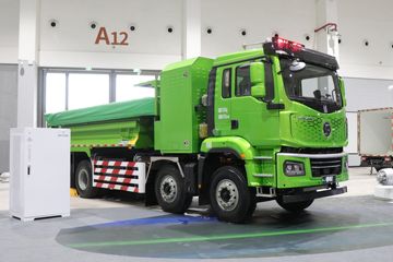 质子汽车 31T 8X4 6.5米燃料电池自卸车(SX3317MJ466FCEV3)88.3kWh