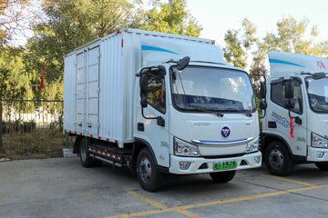 福田 智蓝 4.5T 4.14米单排纯电动厢式轻卡(BJ5045XXYEV8)81.14kWh