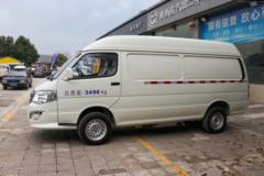 厦门金龙 金威 捷运 95马力 CNG 2座高顶封闭货车