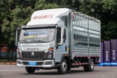 中国重汽HOWO 统帅 160马力 4.15米AT自动档单排仓栅式轻卡(ZZ5047CCYC3314F145)