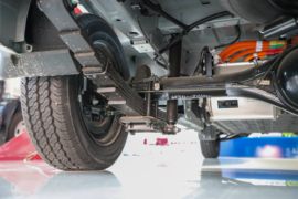 蓝猫M1&nbsp;电动封闭厢货底盘图片