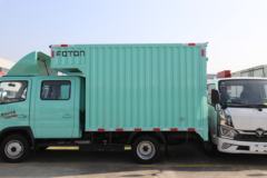 福田 奥铃M卡 1.6L 122马力 汽油 2.7米双排厢式小卡(液刹)