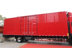 江淮 格尔发A5XⅢ中卡 300马力 4X2 9.8米AMT自动档翼开启厢式载货车(HFC5181XYKP2K2A70S)