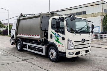 解放 领途 12T 4X2 纯电动压缩式垃圾车(三联牌)(YSY5121ZYSBEV)162.28kWh