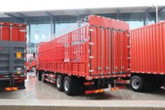 一汽解放 J6V 510马力 8X4 9.4米LNG仓栅式载货车(CA5310CCYP66M25L7T4E6)