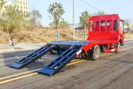 德龙G1&nbsp;平板运输车外观图片