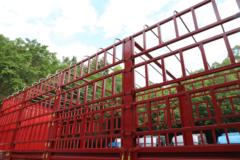 福田 欧曼GTL重卡 星翼版 360马力 6X2 8米AMT自动档仓栅式载货车(BJ5259CCYY6HPS-02)