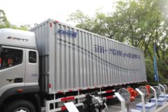 福田 欧航R pro系 260马力 9.78米AMT自动档厢式载货车