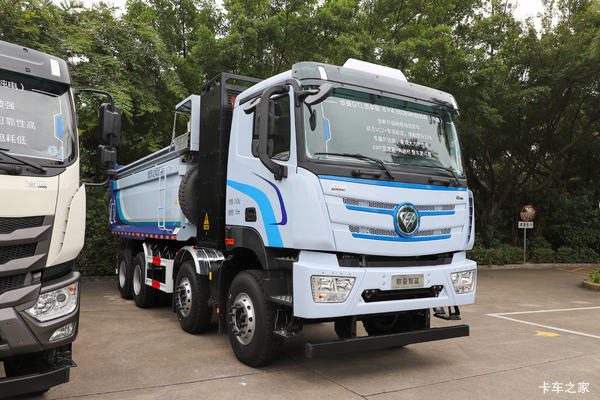 福田 欧曼GTL 质享版 31T 8X4 7.4米换电式纯电动自卸车(BJ3319EVGRF-10)350kWh