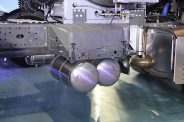 �й����� �ǵ¿�SITRAK G7H�ؿ� 700���� 6X4 LNG�Զ���ǣ����(ZZ4256Y384HF1LB)ͼƬ