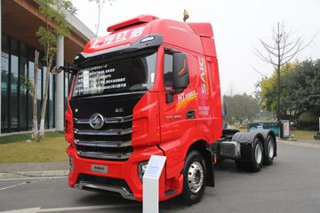 上汽红岩 杰狮H6 590马力 6X4 LNG自动档牵引车(CQ4257SZ384S)