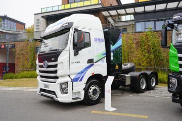 上汽红岩 杰狮H6 智电版 25T 6X4 换电式纯电动牵引车282kWh