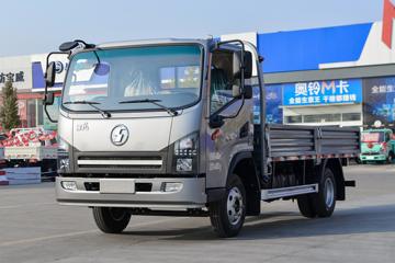 陕汽商用车 德龙G1 标准版 155马力 4.2米单排栏板轻卡(SX1041NP6331)