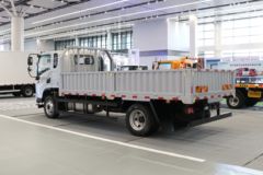 陕汽商用车 德龙G1 177马力 4X2 4.8米排半栏板载货车(SX1120NP6421)