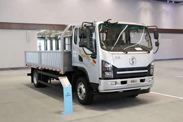 陕汽商用车 德龙G1 177马力 4X2 4.8米排半栏板载货车(SX1120NP6421)