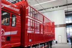 陕汽商用车 德御Q300 300马力 4X2 6.8米AMT自动档仓栅式载货车(SX5186CCYMP6501)