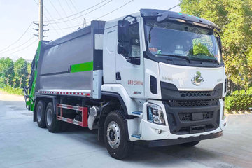东风柳汽 乘龙H5 270马力 6X4 压缩式垃圾车(程力威牌)(CLW5256ZYS6WL)