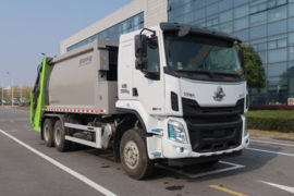东风柳汽底盘&nbsp;垃圾运输车外观图片