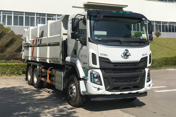 东风柳汽 乘龙H5 270马力 6X4 厢式垃圾车(福龙马牌)(FLM5250ZXLDL6)