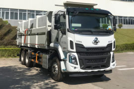 东风柳汽底盘&nbsp;垃圾运输车外观图片