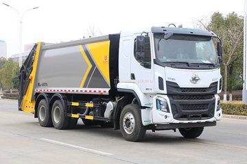 东风柳汽 乘龙H5 270马力 6X4 压缩式垃圾车(凯力风牌)(KLF5250ZYSL6)