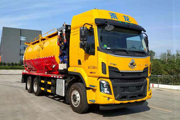 东风柳汽 乘龙H5 270马力 6X4 清洗吸污车(凯力风牌)(KLF5250GQWL6)