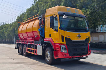 东风柳汽 乘龙H5 270马力 6X4 清洗吸污车(虹宇牌)(HYS5252GQWL6)