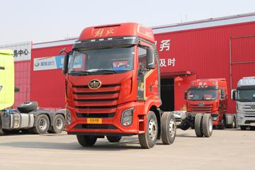 一汽解放J6G 领航版 7.8L柴油 360马力 6X2 一汽解放10档 高顶 7.7米栏板载货车