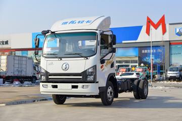 陕汽商用车 德龙G1 155马力 4.18米单排仓栅式轻卡(法士特8档)(SX5043CCYNP6331)