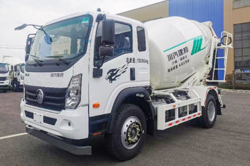 中国重汽成都商用车 瑞狮 240马力 4X2 4方混凝土搅拌车(川汽建邦牌)(JBJ5183GJBG6)