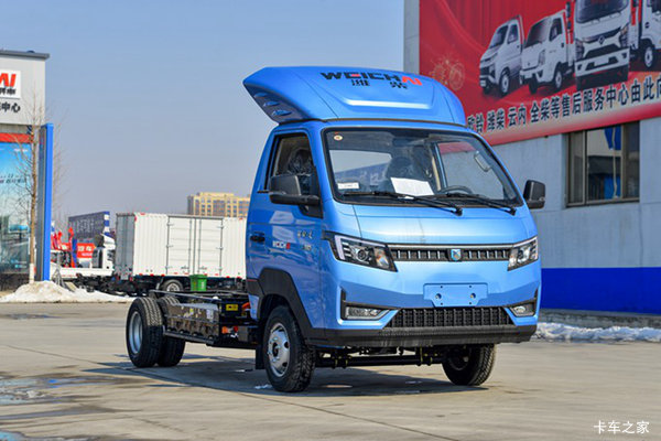 蓝擎汽车 凌ER 高配版 3.5T 3.7米单排纯电动厢式微卡55.7kWh