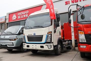 重汽HOWO悍将 液刹 4.15米单排纯电动仓栅式轻卡 中国重汽81.87kWh