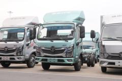 福田奥铃 玉兔Ⅲ 158马力 4.14米AMT自动档单排厢式轻卡