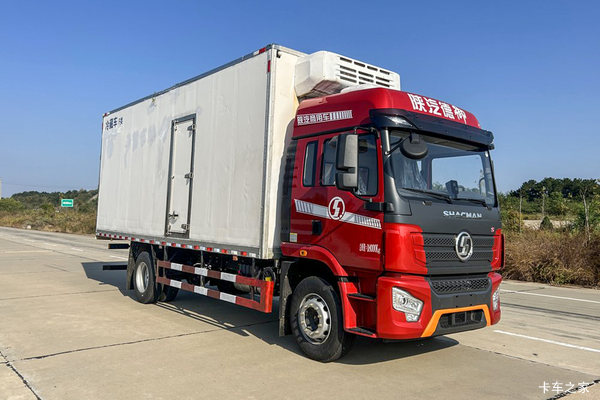 陕汽商用车 德御Q300 300马力 4X2 6.9米冷藏车(SX5186XLCMP6501)