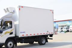 陕汽商用车 德龙G1 155马力 4X2 4.06米冷藏车(SX5041XLCNP6331)