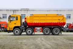 上汽红岩 杰豹 350马力 8X4 污泥运输车(华威驰乐牌)(SGZ5311GWNCQ6)