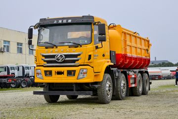 上汽红岩 杰豹 350马力 8X4 污泥运输车(华威驰乐牌)(SGZ5311GWNCQ6)