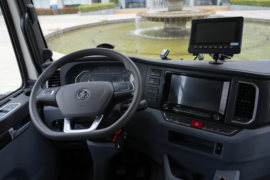 充电&nbsp;混凝土搅拌车驾驶室                                               图片