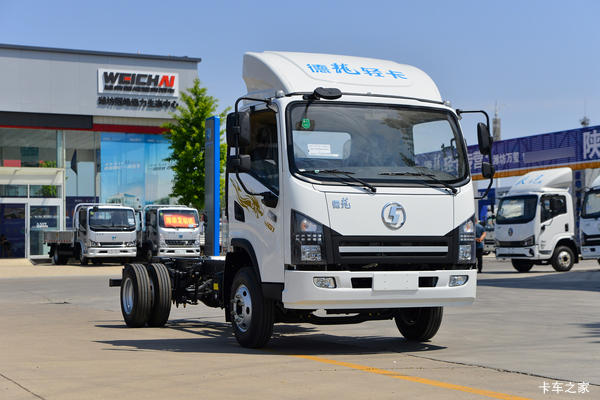 陕汽商用车 德龙G1 170马力 4.2米单排厢式轻卡(7T后桥)(SX5041XXYNP63311)