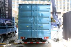 中国重汽HOWO 统帅 4.5T 4.15米单排纯电动厢式轻卡(蓝色)100.46kWh