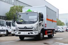 福田 奥铃速运  156马力 4.1米易燃气体厢式运输车(楚飞牌)(CLQ5080XRQ6BJ)