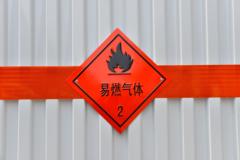 江铃 顺达小卡 122马力 4X2 4.2米易燃气体厢式运输车(楚飞牌)(CLQ5041XRQ6JX)