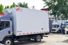 中国重汽HOWO 统帅 170马力 4X2 4.1米冷藏车(ZZ5077XLCF3315F174)