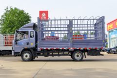 中国重汽HOWO 统帅 170马力 4.85米排半仓栅式载货车(ZZ5127CCYF3815F1)