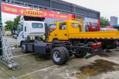 大运 祥龙 EX5r 4.5T 4.12米单排插电式增程混合动力仓栅式轻卡(CGC5046CCYBSHEV734F)17.52kWh