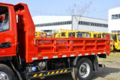 东风 福瑞卡W15 102马力 4X2 3.05米自卸车(红色)