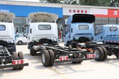 陕汽商用车 智云S300 4.5T 4.2米单排纯电动仓栅式轻卡(气刹)(SX5045CCYBEV341N)100.46kWh